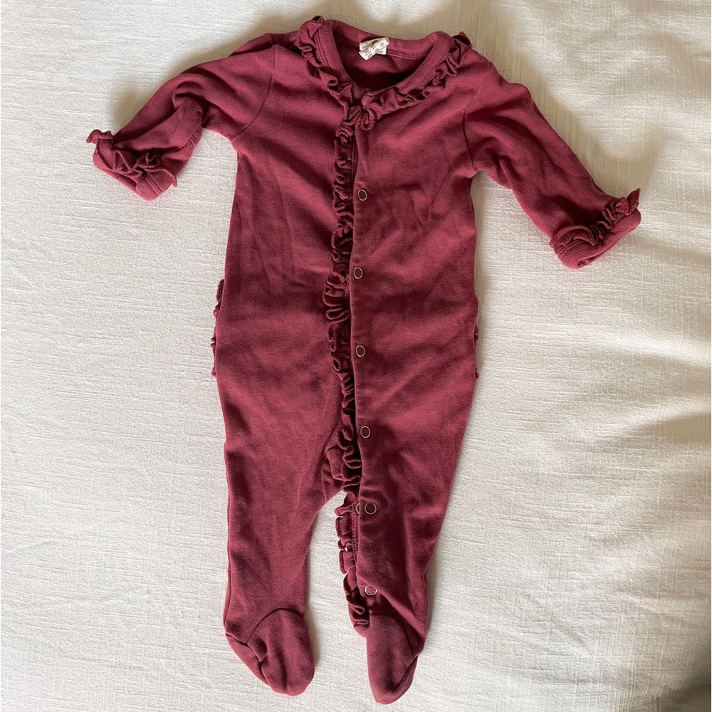 Kate Quinn | ruffled footie pajama